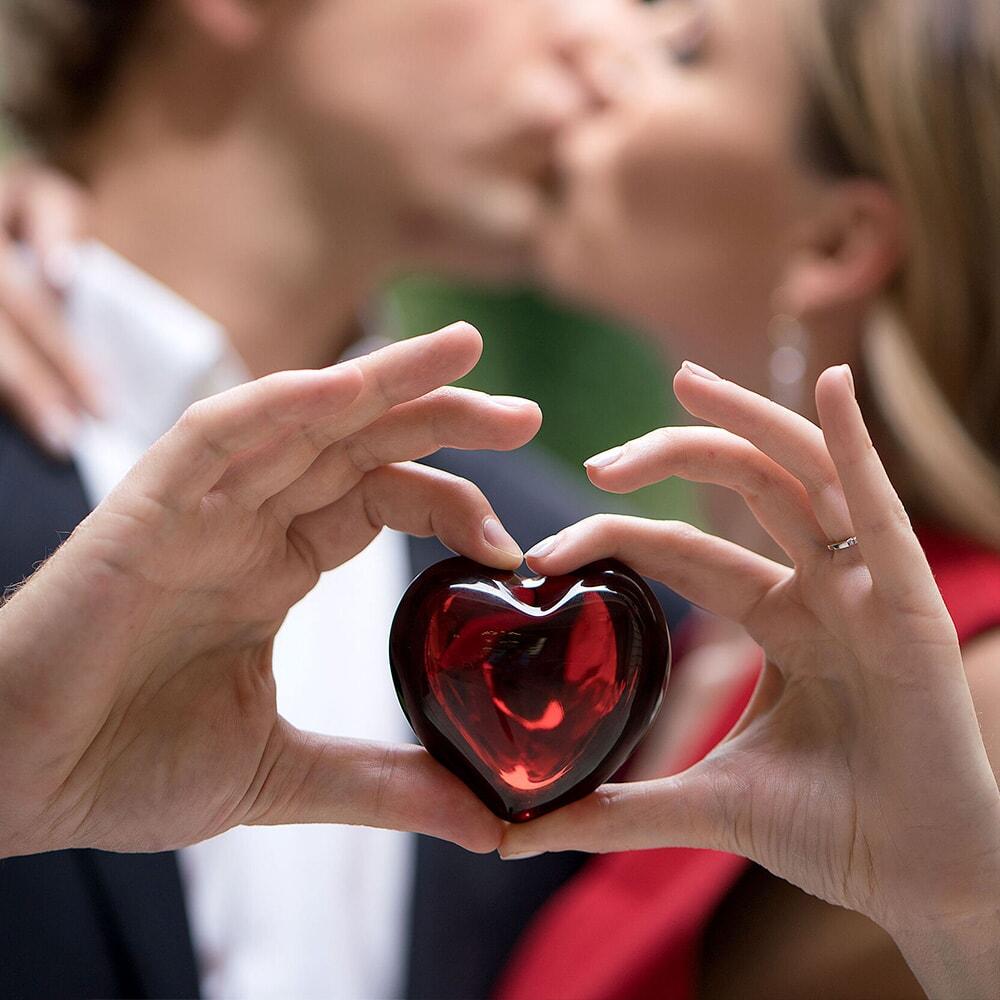 Baccarat Puffed Heart | Horchow